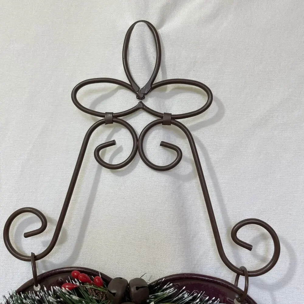 Joy Holiday Wall Door Hanging Christmas Jingle Bells 19 Inches
